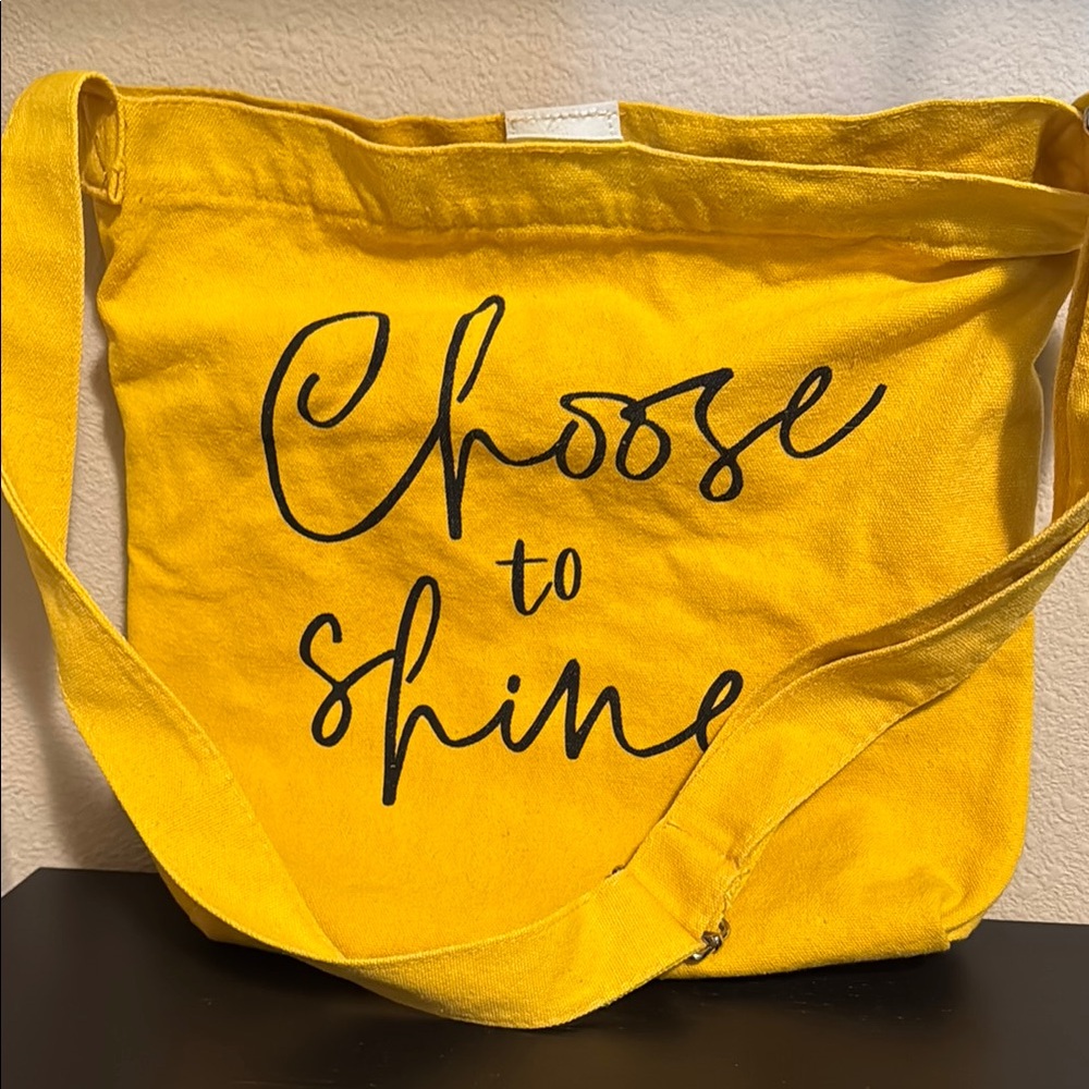 Grace & Lace Yellow Canvas Tote Bag